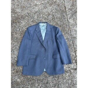 Levi’s Western Wear Blue Faded Sport Coat Blazer Men's 46R Vintage Faded